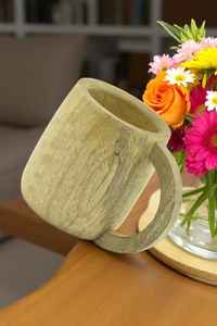 Taza de Té Artesanal de Madera Natural para Bebidas Calientes y Frías, Diseñada para Realzar el Sabor y con un Toque Ecológico - Product Image 2