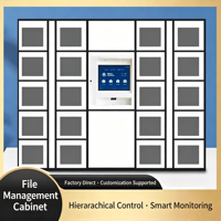 Armoire intelligente de reconnaissance d'empreintes digitales et de visage, armoire d'accès aux dossiers et aux preuves matérielles pour les départements judiciaires et les écoles