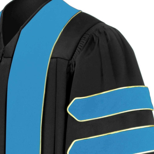 Vente en gros Robe de doctorat haut de gamme pour <span class=keywords><strong>professeur</strong></span> de faculté Diplômés de doctorat Unisexe - Product Image 5