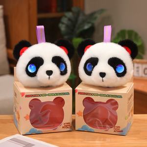 Pendentif <span class=keywords><strong>robot</strong></span> IA Panda transfrontalier, jouet en peluche IA intelligent avec conversation et musique/vocalisation, cadeau universel international du Nouvel An - Product Image 4
