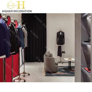 Pakaian pria berkualitas tinggi desain ruang pameran pakaian rak toko pakaian konter toko - Product Image 6