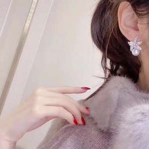 Accesorios de Plata S925 para Perlas DIY, Edición Ligera, Base Vacía para Pendientes de Mujer con Perlas de 8-13mm, Pendientes de Botón de Moda 21855 - Product Image 2