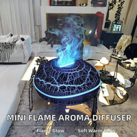 Diffuseur d'huiles essentielles avec lumière LED, diffuseur d'arômes ultrasonique silencieux pour la maison et le bureau