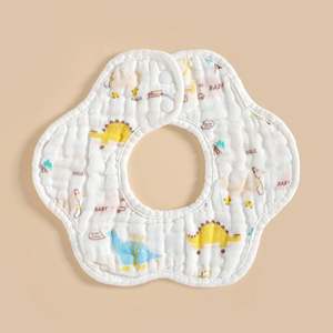 Nuevo Babero Desechable Impermeable de Gasa de Algodón Suave con Encaje, Babero con Volantes para Bebés, Toalla de Saliva para Niños, Bolsa para Alimentar a Bebés - Product Image 6