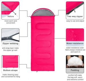 Free Sample Outdoor Adult <b>Sleeping</b> Bag Camping Travel Versatile Envelope <b>Sleeping</b> Bag Summer <b>Light</b> Hiking - Product Image 3