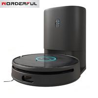 Robot Vacuum Cleaner T2 Pro Lidar Berkualitas Tinggi Terbaru untuk Rumah Tangga, Basah Kering, Kosongkan, Cuci, Isi Ulang, Dock Elektrik