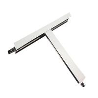 Panneau en laine minérale carré 600x600mm, étanche, pour plafond, avec profilé en aluminium peint en forme de T, accessoires d'installation en acier léger