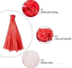 Huamaohengchun 100 Bolsas de Malla de LDPE Reutilizables y Duraderas de 24 Pulgadas para Almacenamiento de Mariscos, Cangrejos, Almejas, Frutas y Verduras - Product Image 2