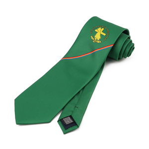 เนคไทผู้ชายแบบเป็นทางการ ผ้าโพลีเอสเตอร์ ลายปัก พร้อมเข็มทิศบนหน้าอก ดีไซน์เนคไท - Product Image 2