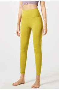 กางเกงโยคะเอวสูงสำหรับผู้หญิงกางเกงผ้าสแปนเด็กซ์/ ไนลอนเอวสูงผ้าสแปนเด็กซ์ระบายอากาศ - Product Image 6