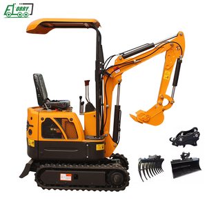 Mini-excavatrice ELORRY EL08 de haute qualité 2024, petite pelle de 0,8t, excavatrice Kubota de 1 tonne à vendre - Product Image 1