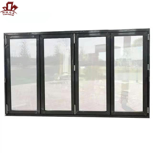 Hiện đại gấp cửa đôi low-e nướng Cửa kính cách âm trang trí công phu bên ngoài bi gấp cửa - Product Image 3