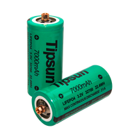 Batterie rechargeable LiFePO4 32700 Stud Terminal Tipsun 3.2V 7000mAh haute capacité à sortie stable