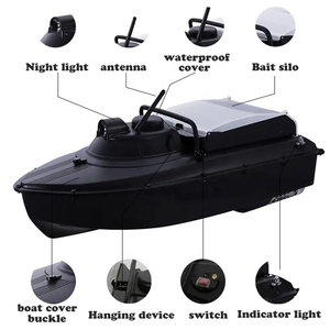 <span class=keywords><strong>JABO</strong></span> 2B 2BG Orange 16 points d'ancrage Navigation GPS Sonar longue portée pour la pêche Détecteur de poissons Bateau à appât télécommandé Coque en ABS - Product Image 2