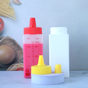 MAYSURE Botella de <span class=keywords><strong>Jarabe</strong></span> PARA LA <span class=keywords><strong>Tos</strong></span>, Botella de Plástico Vacía para Alimentos, Ketchup, Relleno Caliente, Salsa, con Boquilla - Product Image 1