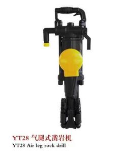 איכות גבוהה yt28 אוויר פנאומטי קידוח סלע נייד מקדחה 220v מנוע הילוך נושא 34-42 מ "מ עומק 5 מ' - Product Image 2