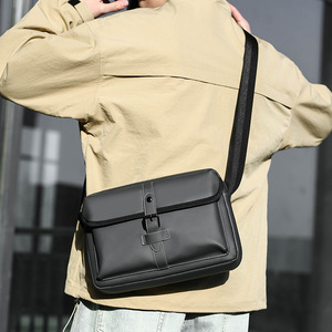 New Fashion Men's <b>Messenger</b> <b>Bag</b> Casual <b>Crossbody</b> <b>Bag</b> square Small Phone <b>Bag</b> for Men With Waterproof Durable With Zipper - Product Image 4