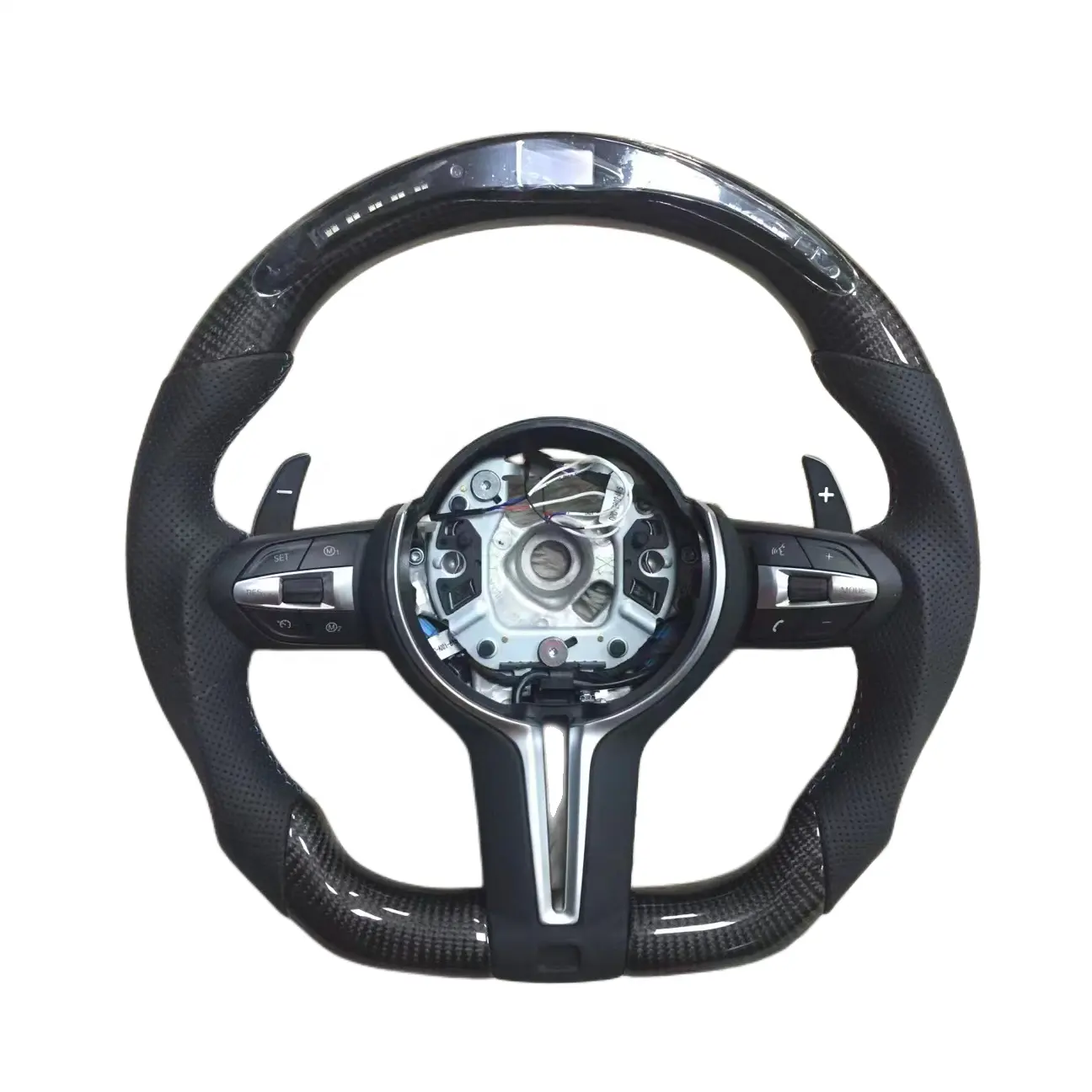 Customized carbon fiber LED Racing steering wheel suitable for BMW f10 f02 f01 f30 f80 f07 f34 f15 f16 m Sport Steering Wheel