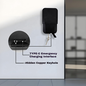 OEM กล่องเก็บกุญแจอั<span class=keywords><strong>จ</strong></span>ฉริยะติดผนังกันน้ำพิมพ์ลายนิ้วมือแอปพลิเคชั่นสำหรับจัดการเช่า<span class=keywords><strong>บ้าน</strong></span>ล็อคประตูอัจฉริยะ - Product Image 5