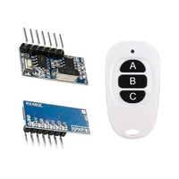 Module décodeur de code pour télécommande sans fil315Mhz 433Mhz Module RF récepteur et émetteur Module 7 canaux apprentissage