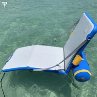 JTRDA gonflable pvc goutte point flotteurs radeau chaise piscine flotteur chaise longue mer plage eau canapé hamac flottant chaise longue
