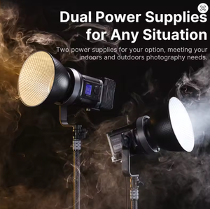 Ulanzi VL-120BI VL-120C Luce Video COB 120W con Attacco V-Mount, Materiale ABS, Controllo Wireless, 2700K-65000K, per Produzioni Cinematografiche Brevi - Product Image 5