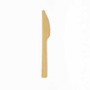 Ensemble de couverts jetables en bambou écologiques de taille personnalisée, fourchettes, couteaux, cuillères, vaisselle de voyage, qualité alimentaire, sûrs - Product Image 3