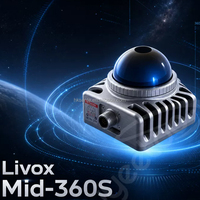 Capteur LiDAR haute performance Mid-360S, champ de vision 360°, portée de détection 40 m, 200k points/s, 10 Hz, sécurité oculaire, 905 nm, IMU intégré, AGV