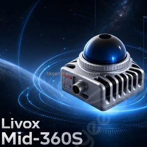 เซ็นเซอร์ LiDAR ประสิทธิภาพสูง Mid-360S มุมมอง 360 องศา ระยะตรวจจับ 40 เมตร ความเร็วในการตรวจจับ 200k จุด/วินาที 10Hz ปลอดภัยต่อดวงตา 905nm พร้อม IMU ในตัว สำหรับ AGV - Product Image 5