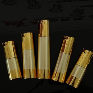 Cosmetic Packaging Empty Airless Plastic <b>Pump</b> <b>Bottle</b> 15ml 30ml 50ml 100 ml Gold Silver Spray <b>Bottle</b> 1 oz - Product Image 6