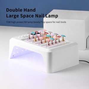 Lampe UV LED professionnelle 72W pour ongles, séchoir à gel UV portable avec prise USB, lumière spéciale pour ongles, logo personnalisable - Product Image 2