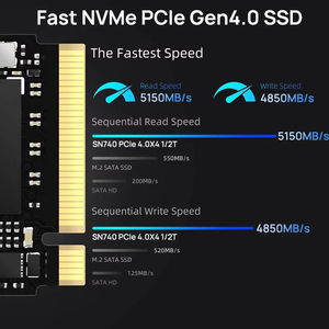 Unidad de Estado Sólido Western Digital <span class=keywords><strong>WD</strong></span> SN740 SSD de <span class=keywords><strong>2</strong></span> TB y 1 TB, Disco Duro <span class=keywords><strong>M</strong></span>.<span class=keywords><strong>2</strong></span> 2230 NVMe PCIe Gen 4x4 para PC, Portátil y Escritorio - Product Image 3