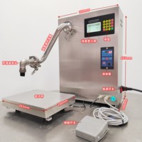 Machine de remplissage de pesage à grand débit Machine de remplissage de crème d'huile comestible à usage domestique et commercial