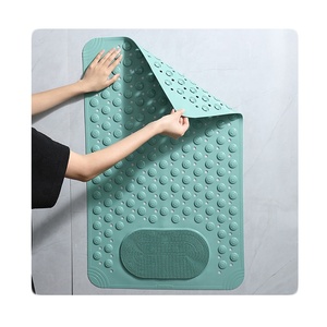 Alfombrilla Antideslizante para Ducha y Bañera, 27.5x14.2 Pulgadas, PVC, 4mm de Grosor, Grado Hospitalario, para Ancianos y Niños - Product Image 6