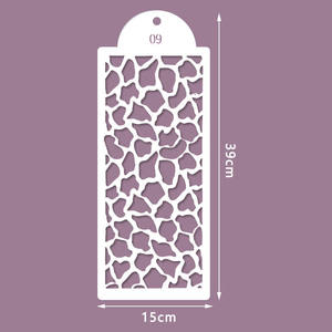 Moules à gâteaux en plastique en aérosol pour animaux de compagnie, moule en aérosol pour biscuits au chocolat, <span class=keywords><strong>dessin</strong></span> de peinture, pochoirs pour la décoration de gâteaux - Product Image 5