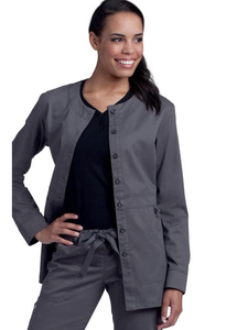 Divise infermieristiche da donna solide a maniche lunghe personalizzate giacca medica Scrub uniforme ospedaliera per Scrub ospedalieri MSDS,CE - Product Image 3