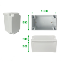 Boîtier de jonction de câbles extérieur TY-8013070 TYCOTIU en plastique ABS personnalisé, IP66 IK10, 80x130x70mm, étanche, boîtier OEM personnalisable