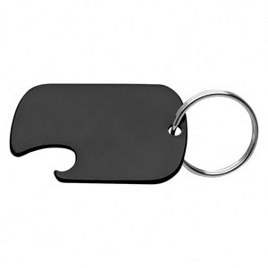 <b>Custom</b> Personalized Logo Printed Laser Printed Aluminium Alloy Beer Bottle Opener Keychain <b>Dog</b> <b>Tag</b> Key Ring - Product Image 2