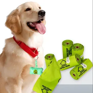Doggy Bags Per Roll Dog Poop Bags Guaranteed Leak Proof 15 Pet Cleaning & Grooming Products Opp Bag for Small Animals