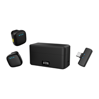 Microphone Lavalier Sans Fil BEWIN A17 3-en-1 pour Téléphone, Appareil Photo Reflex Numérique, Type-C, USB-A, 3,5 mm, Mini Micro Anti-Bruit pour Diffusion en Direct