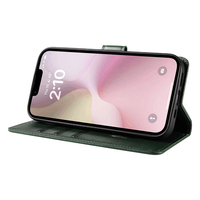 Funda Tipo Cartera de Cuero PU para iPhone 16E - Funda con Soporte, 3 Ranuras para Tarjetas, Cierre Magnético y Carcasa Antigolpes