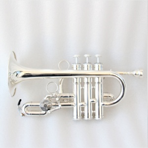 Kèn Trumpet FTE-450L/S chất lượng cao mạ vàng/bạc, piston bằng thép không gỉ đang được giảm giá - Product Image 2