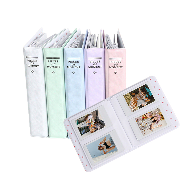 Fujifilm Instax Mini 7s/8/9/11/25/90/link/sp-2/liplay Photo Album With 64 Pockets Mini Instant Camera Pvc Cover Film