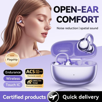עמיד חכם אלחוטי ai bluetetooth אוזניות זול bluetooth אוזניות תליית אוזן חצי-ב-אוזן אוזניות Bluetooth semi