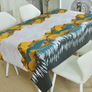 Couverture de table en PVC nappes en PVC imperméables <span class=keywords><strong>or</strong></span> ou argent nappe en plastique étanche à l'huile pour la fête de mariage - Product Image 2