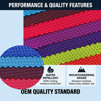 Tissu en polyester 100 % jacquard Oxford 600D résistant à l'abrasion pour sacs à main, sacs à dos, bagages, tentes et textiles de maison – Vente en gros