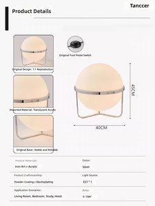 Lampada da Terra Moderna Nordica dal Design Semplice e Artistico per Soggiorno e Camera da Letto - Product Image 2