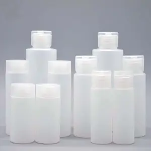 2 Unzen 60ml Leere, durchsichtige, kleine, weiche Quetsch flaschen aus Kunststoff mit Flip-Top-Kappe Reise größe 2 Unzen für Shampoo-Flasche mit Flüssigkeits lotion