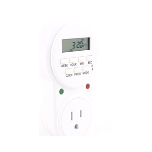 Prise intelligente US avec minuterie numérique, économie d'énergie, réglage programmable de l'heure (Marche/Arrêt) - Product Image 4