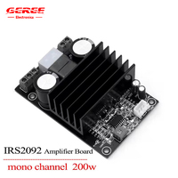 YJ00152 Mono amplificateur de son professionnel 200W Module d'amplificateur de plaque 8A D classe HIFI carte d'amplificateur de Tube Module IRS2092S